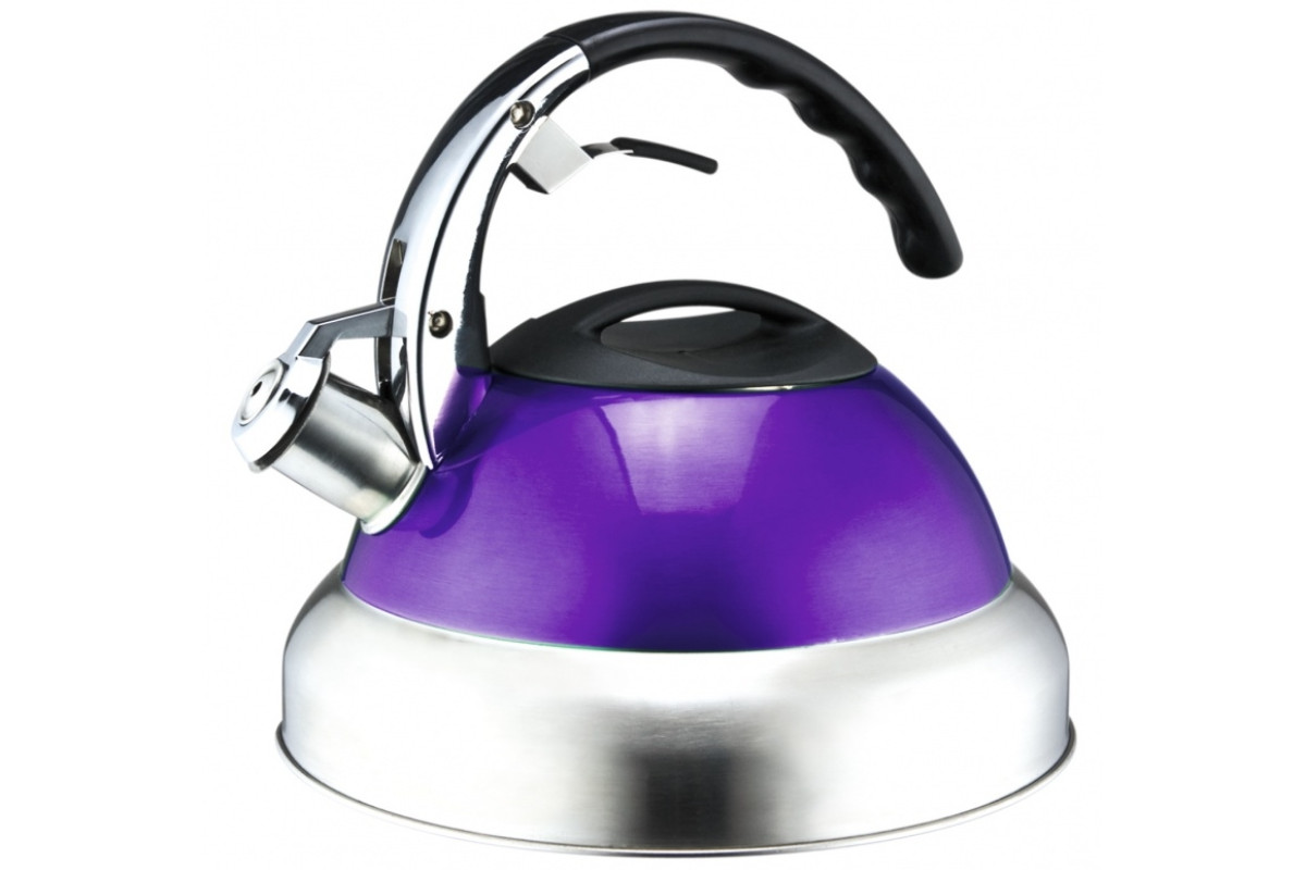 Чайник со свистком фиолетовый NS10KET