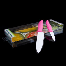 Набір керамічних ножів 2шт Pink (NS4SETKN)