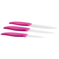 Набір керамічних ножів 3шт Pink (NS6SETKN)