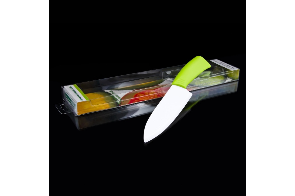 Нож большой керамический 18cm NS7KN1/GREEN