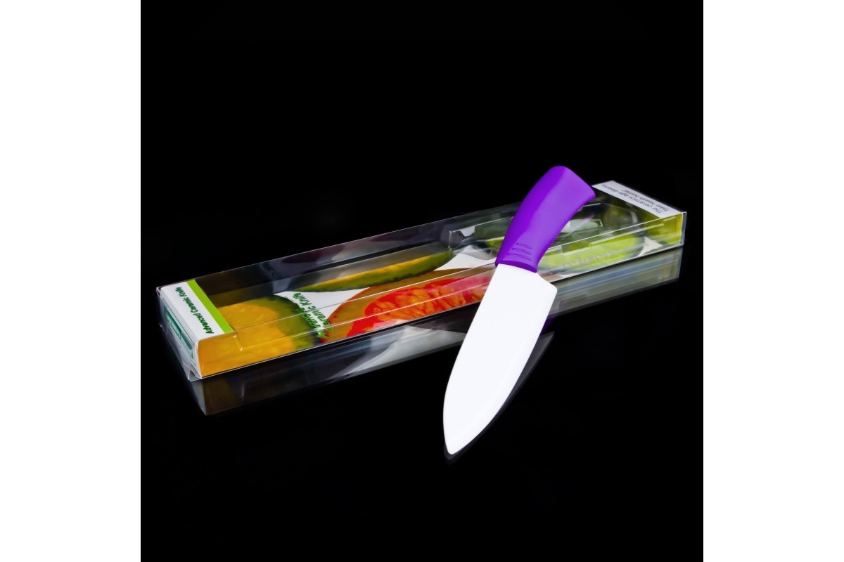 Нож большой керамический 18cm NS7KN1/PURPLE