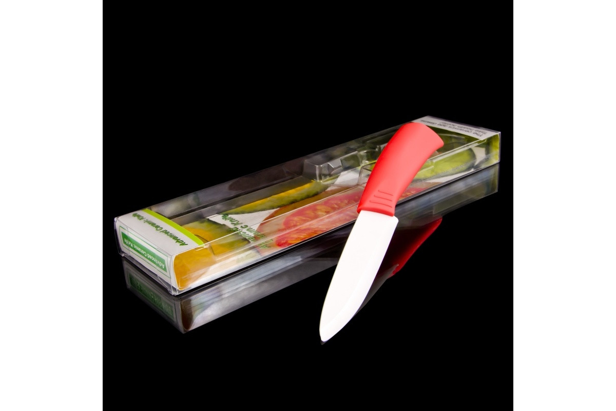 Нож керамический, лезвие 13cm NS7KN4/RED