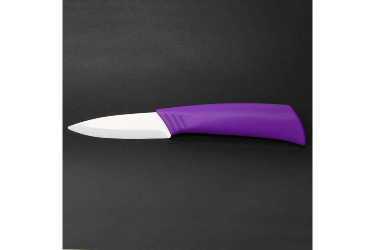 Нож для очистки овощей керамический, лезвие 8cm NS7KN7/PURPLE