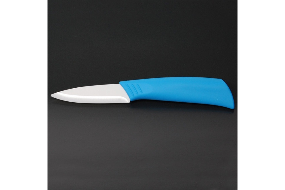 Нож для очистки овощей керамический, лезвие 8cm NS7KN7/BLUE