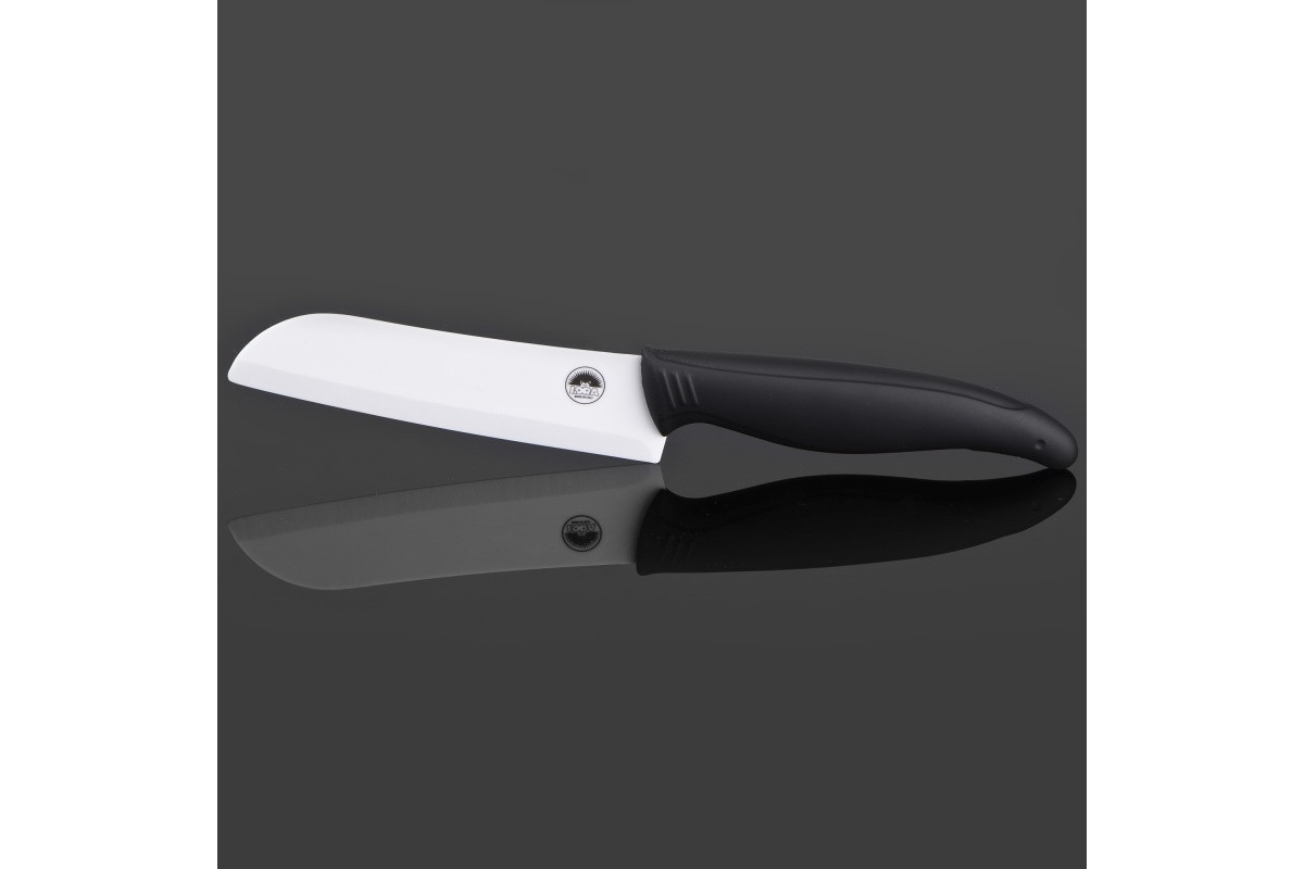 Нож-сантоку керамический с чехлом, лезвие 12,5cm NC4KN/BK