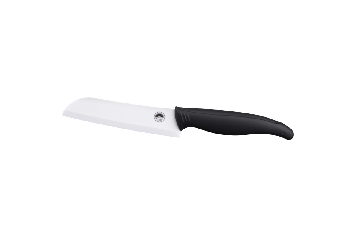 Нож-сантоку керамический с чехлом 12,5см Black (NC4KN)