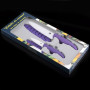 Набор керамических ножей с чехлами 2шт Violet (NC9SETKN)