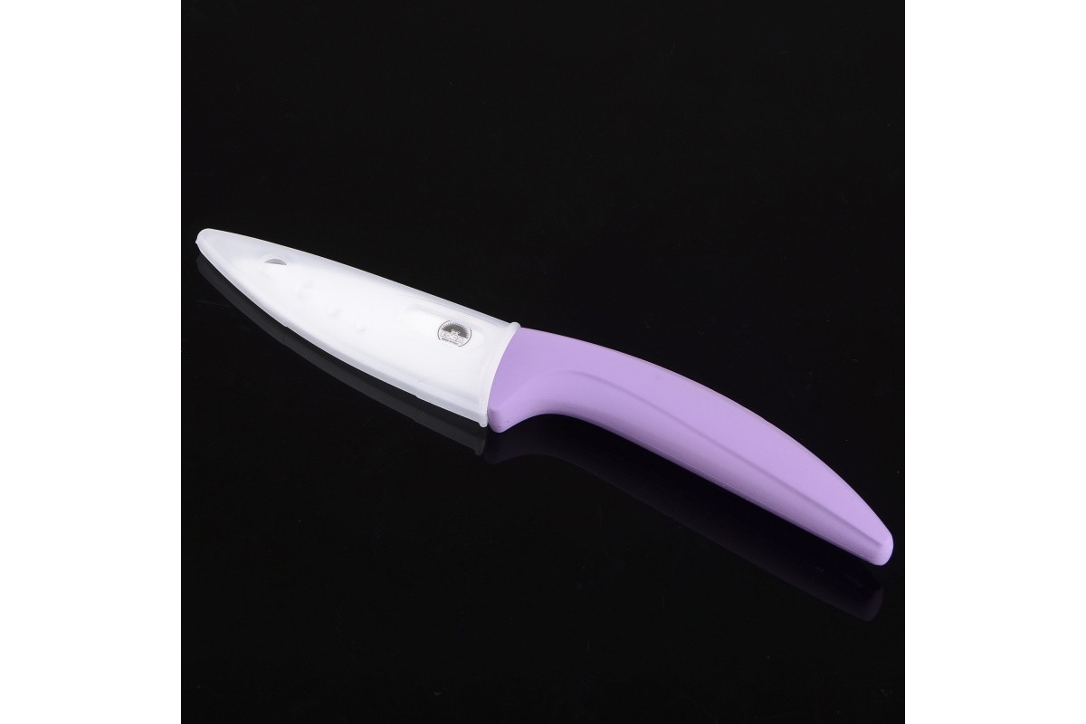 Нож керамический для чистки с чехлом, лезвие 7,5cm NC10KN/VL
