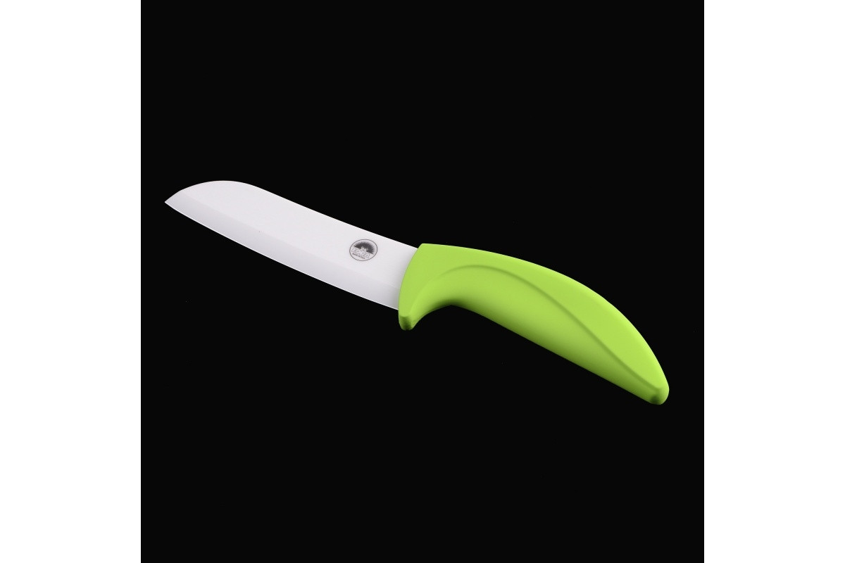 Нож-сантоку керамический, лезвие 12,5cm NC13KN/GR