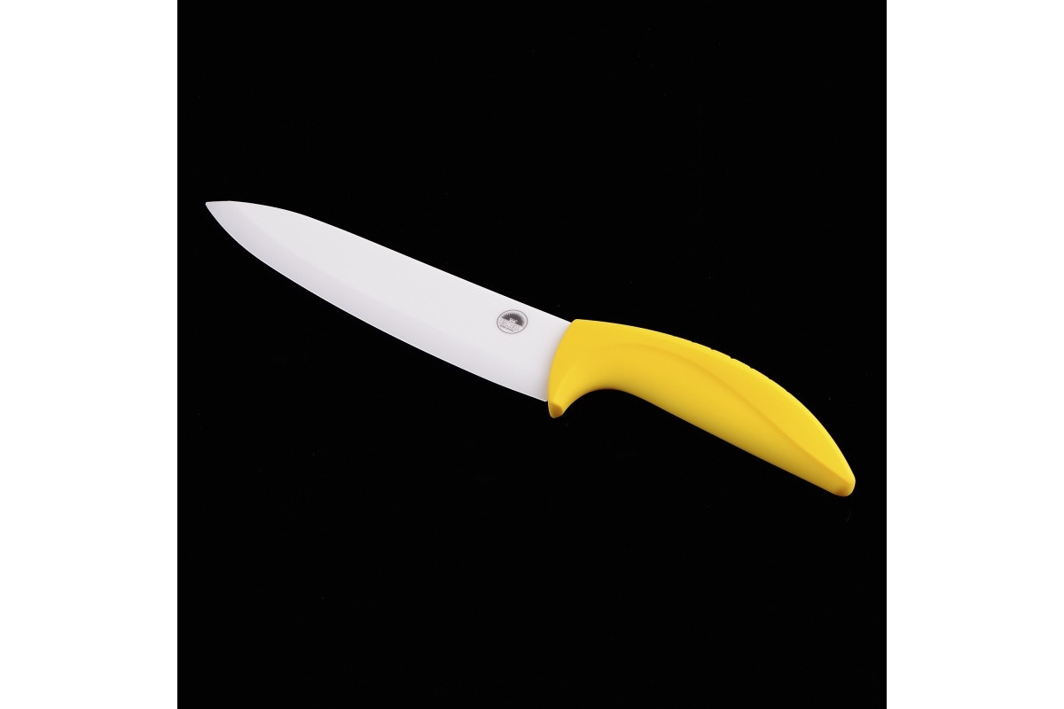 Нож керамический 17.5см Шеф Yellow (NC16KN)
