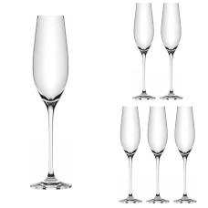 Набор бокалов для шампанского 220ml 6шт Инди NGC211SETCHAMP