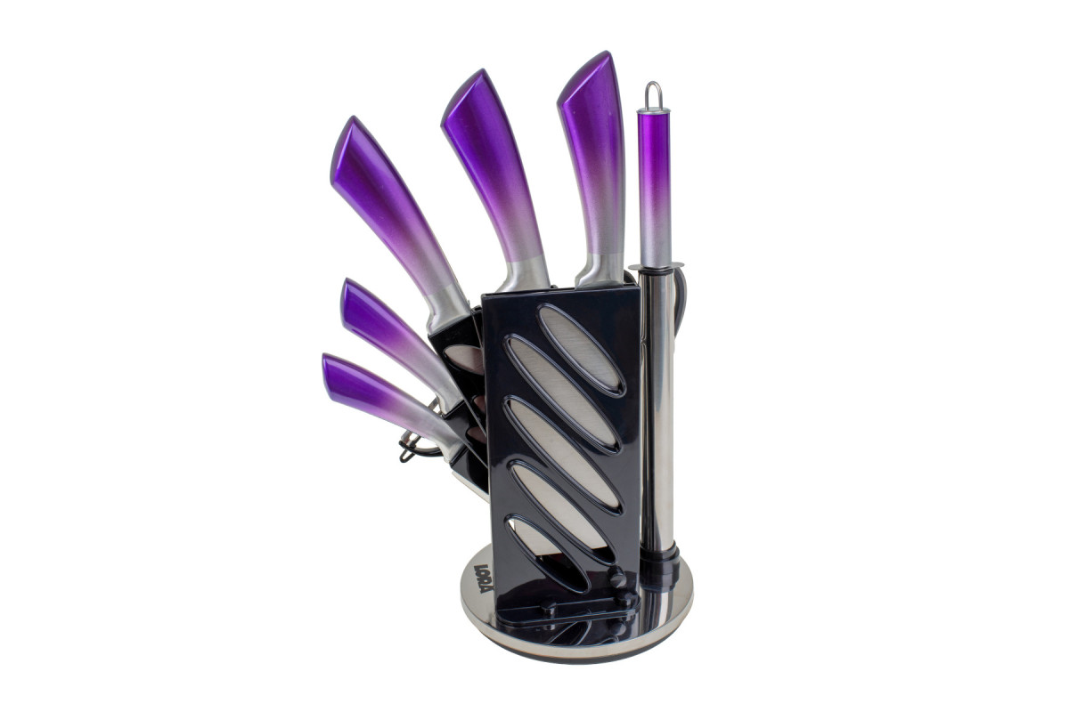 Набір ножів із підставкою NS43SETKN/Violet
