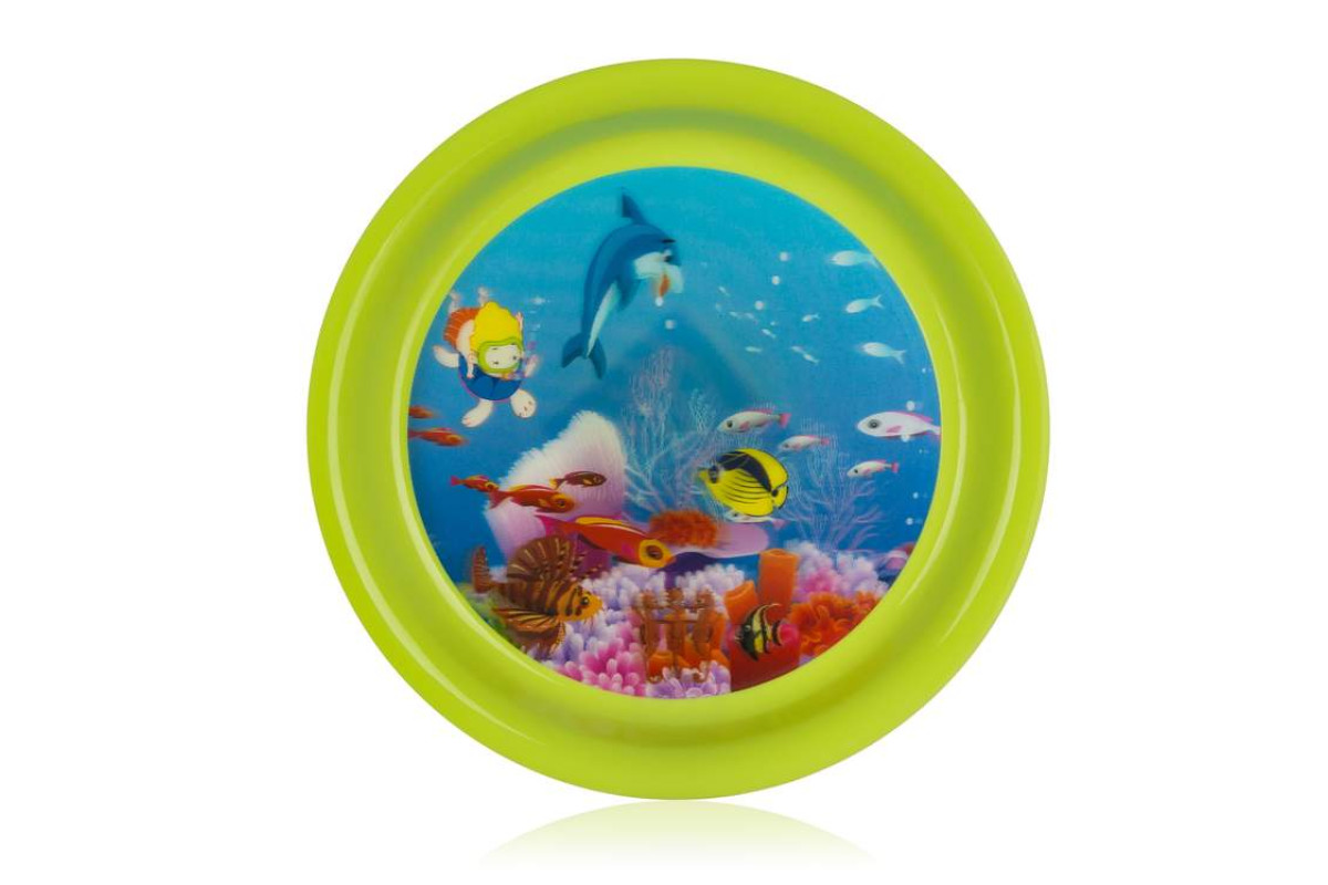 Пластикова дитяча тарілка Banquet Sea 19,5см